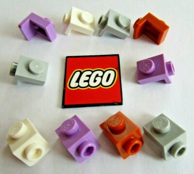 Lego Platten 1x1 mit 1/2 nach unten Halterung (8 Stück) - Design 36841