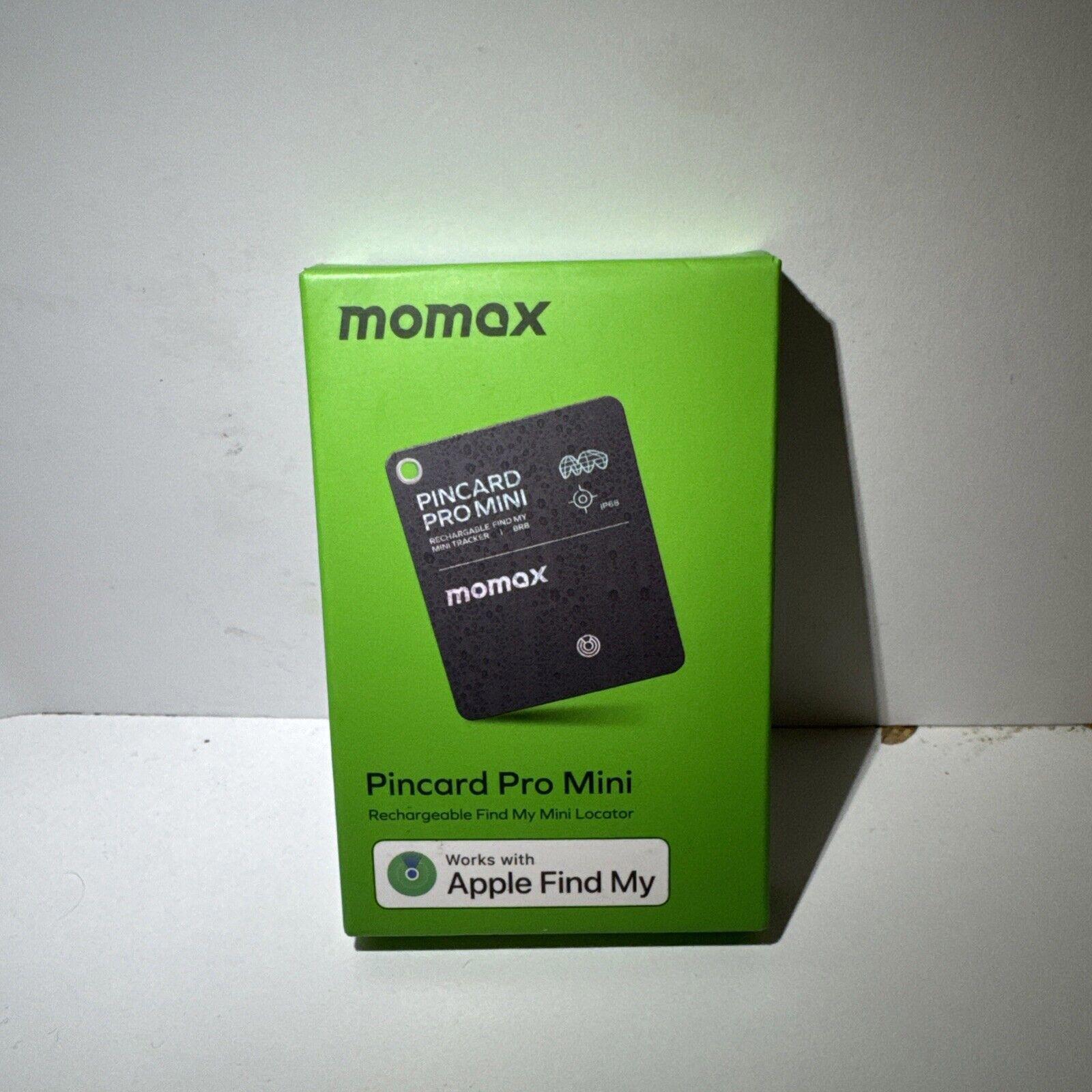 MOMAX PinCard Pro Mini Rechargeable Tracker for Apple Find My iPhone - New Design