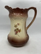 Vintage Ironstone Two-toned Dry Sink Pitcher Reproduction