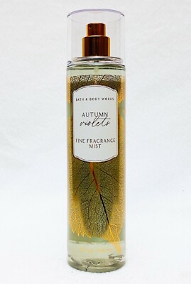 1 Bath & Body Works AUTUMN VIOLETS Fine Fragrance Mist Body Spray 8 oz
