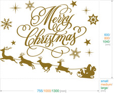 2 Pièces Décoration Autocollant De Noël Autocollant De Porte