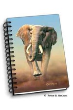 New Lot of 2 -3D Elephant 4" x 6" Notebooks by Artgame