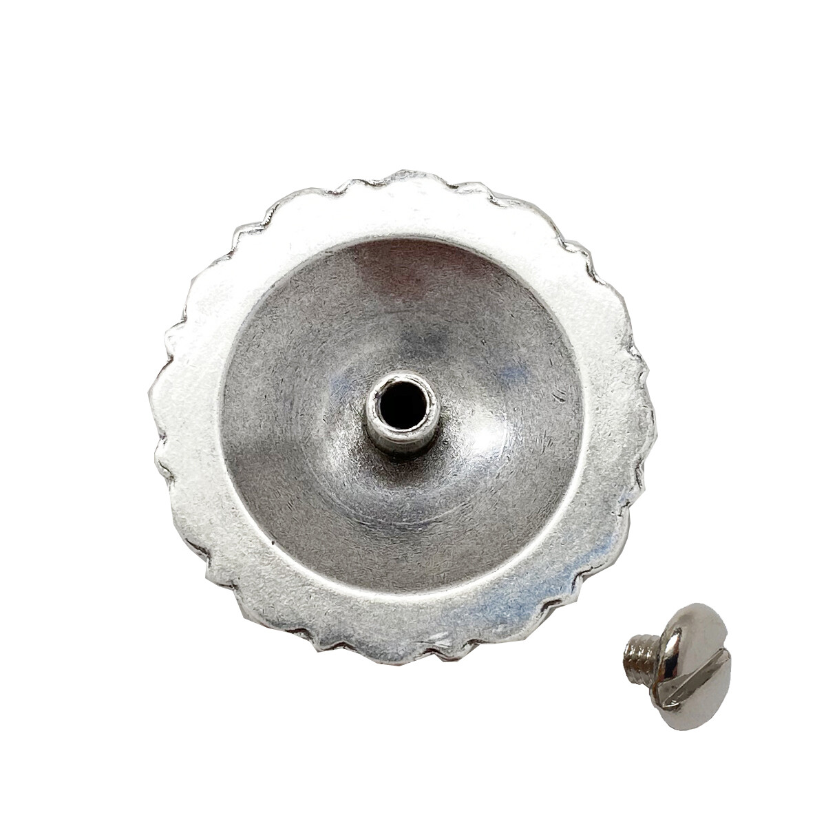 WESTERN HORSE SADDLE HORN TACK ANTIQUE LONGHORN BERRY CONCHO 23/8