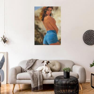 525220 CINDY CRAWFORD 80s 90s Retro Vintage Photo 24x18 WALL PRINT