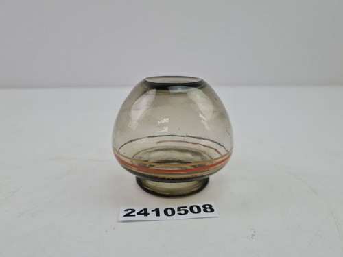 Vase Pressglas 6cm Linien handgemalt Dekoration Einrichtung alt #2410508 - Bild 8 von 12