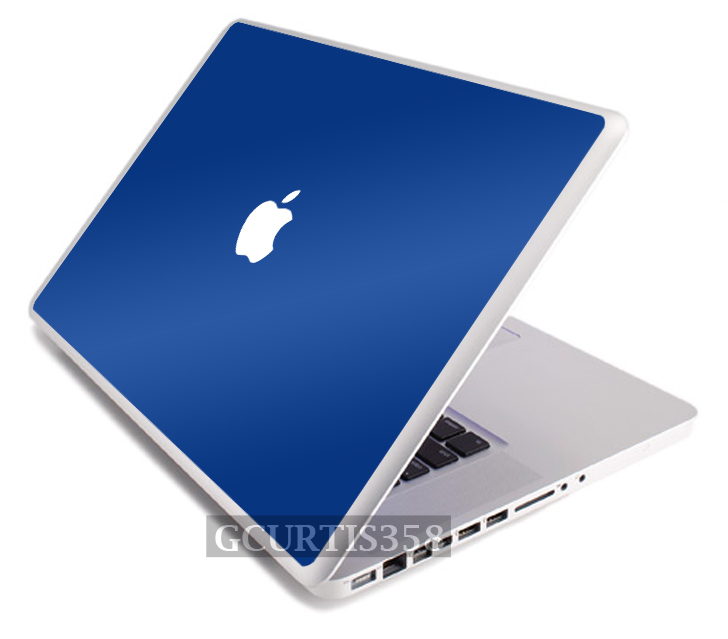 BLUE Vinyl Lid Skin Cover Decal fits Apple Original Macbook 13