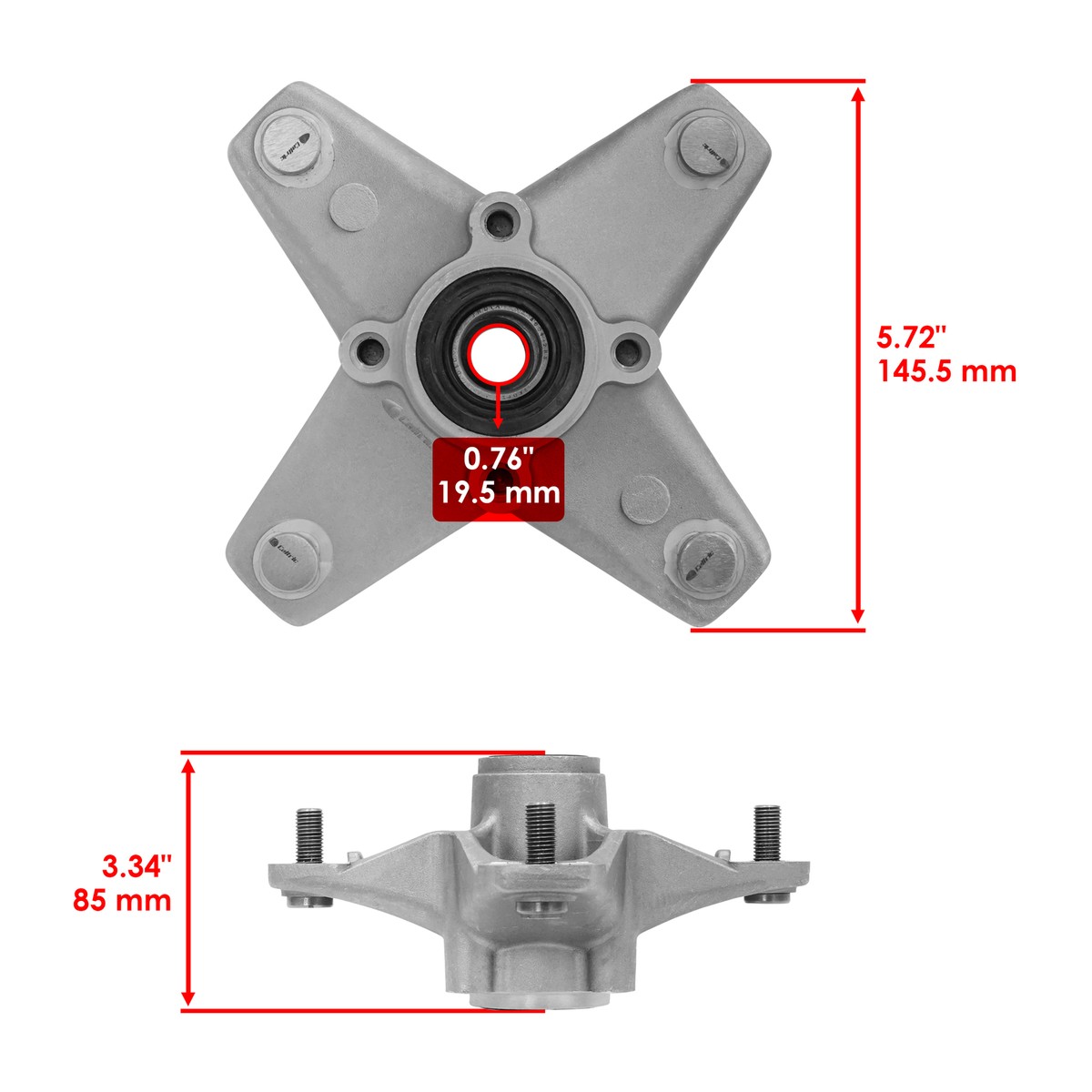 Front Wheel Hub For Yamaha Blaster 200 YFS200 2003-06 / Raptor 350