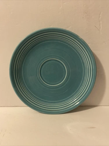 Vintage Fiesta Turquoise Saucer 6”