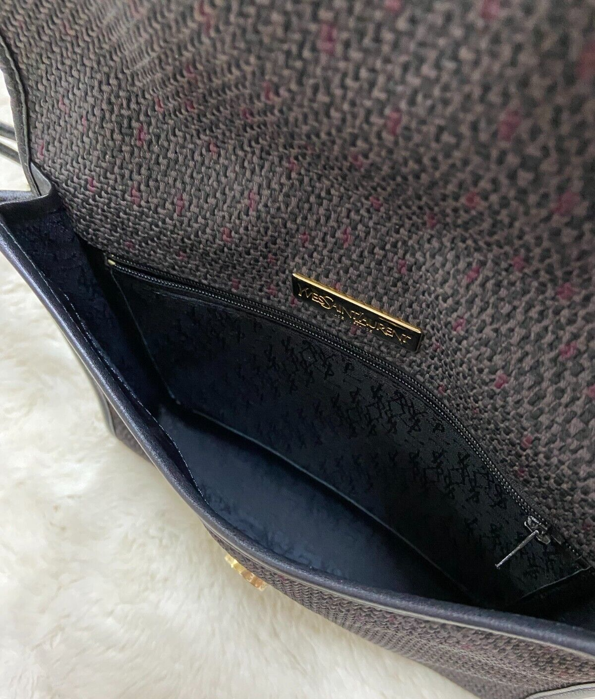 Borsa a tracolla Yves Saint Laurent YSL borsa in pelle autentica h54