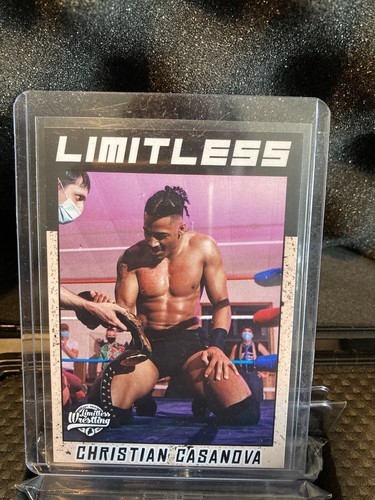 Limitless Wrestling Christian Casanova Carmelo Hayes RC Rookies - Picture 4 of 5