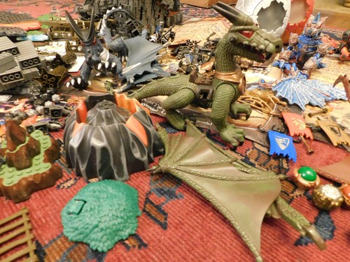 BIG Mega Bloks Lot DRAGONS Build Legend Warriors Action Figures Fortress Eggs ++ - Picture 7 of 12