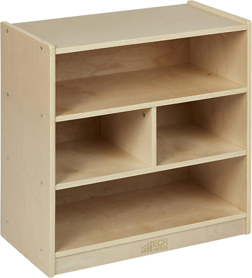 #ad Mobile Block Storage Cart Small Classroom Furniture Natural $179.99