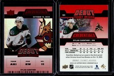 2022-23 Upper Deck Credentials Red Debut Ticket Access Dylan Guenther /299
