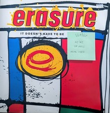 Erasure It Doesn't Have To Be Vinyl Record 12" VG+/VG+ 12MUTE56 1987