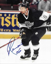 RAY FERRARO Autographed Signed 8 x 10 Hockey Photo LA Los Angeles Kings COA
