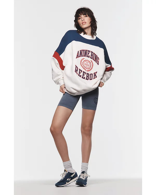 ANINEBING スウェット ANINE BING Harvey logo-print Sweatshirt | Grey | FARFETCH