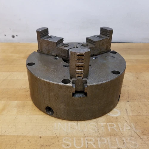 Buck Chuck 2083R Lathe Jaw Chuck, 8" Diameter, 2-1/4" Bore, 3 Jaw - USED