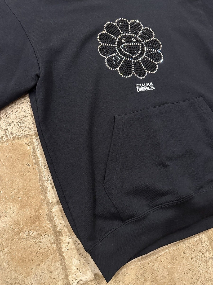 村上隆 × ComplexCon Swarovski Hoodie Takashi Murakami ComplexCon Swarovski Crystal Flower Hoodie