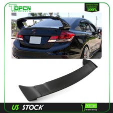 Fits 12-15 Civic 4dr Sedan Mugen Style Rear Trunk Spoiler Wing Un Black Fits 12-15 Civic 4dr Sedan Mugen Style Rear Trunk Spoiler Wing Un Black