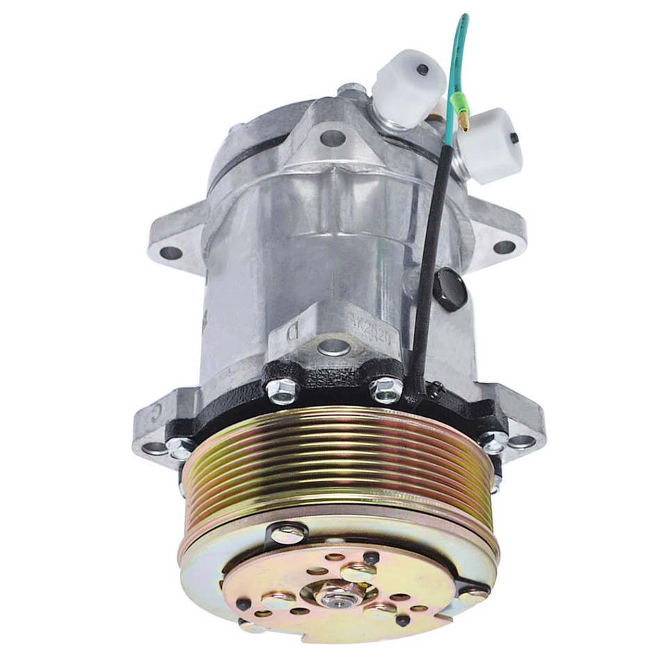 Compresor de aire acondicionado SD508 8PK con embrague apto para Jeep Cherokee 1985-1987 2,1 L l4 Foto 4 de 4
