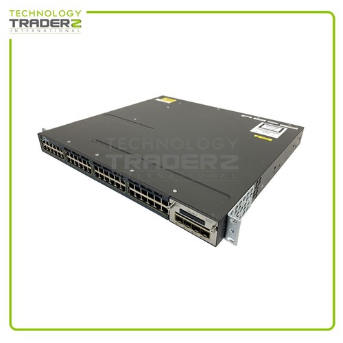 WS-C3560X-48P-L V05 Cisco Catalyst 3560X 48-Port PoE Switch W/ 1x C3KX-NM-1G V01 - 第 2/3 張圖片