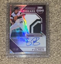 2016 ELITE EXTRA EDITION CARSON FULMER RC AUTO TRI COLOR  PATCH 10/25 WHITE SOX