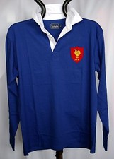 CLASSIC FRENCH RETRO  COMBED COTTON  RUGBY SHIRT