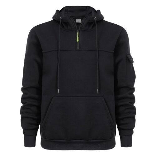 Retro-Sweatshirt Für Herren Arbeitspullover Mit Halbem Reißverschluss æ - Bild 16 von 29