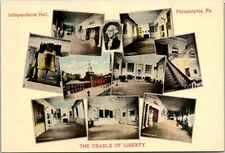 Vintage PPC - Independence Hall, Philadelphia, PA - F18829