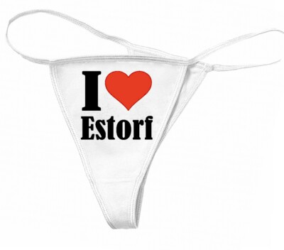 String Tanga I Love Estorf Geburtstag Geschenk Valentinstag Weihnachten