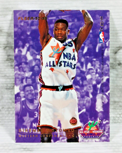 1995-96 FLEER (#10 of 13) ALONZO MOURNING DIKEMBE MUTOMBO (ALL-STAR WEEKEND) - Picture 2 of 2