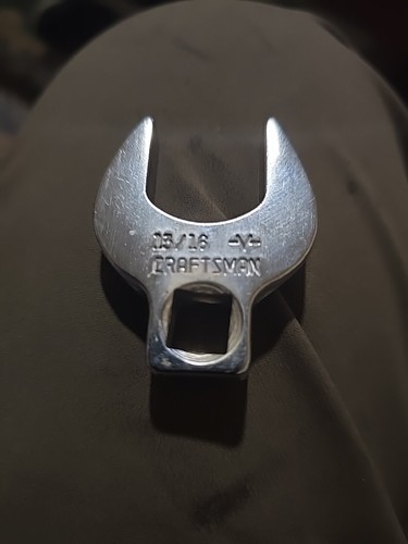 Vintage Craftsman -V- Series 13/16” 3/8” Drive Crows Foot Socket USA - 第 4/5 張圖片