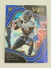 2021 Panini Select Field Level Blue Prizm 07/49 Racey McMath #396 Rookie RC