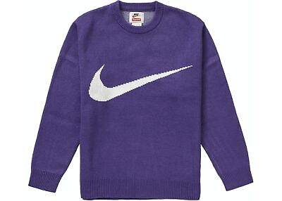 Supreme × Nike Supreme x Nike Swoosh Sweater size S 100 Supreme × Nike Supreme x Nike Swoosh Sweater size S 100