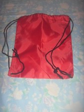 Brand New red drawstring bag *Free Post