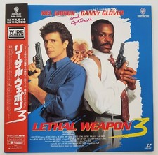 Lethal Weapon 3 Japanese Imported Laserdisc w/OBI Mel Gibson Joe Pesci Japan