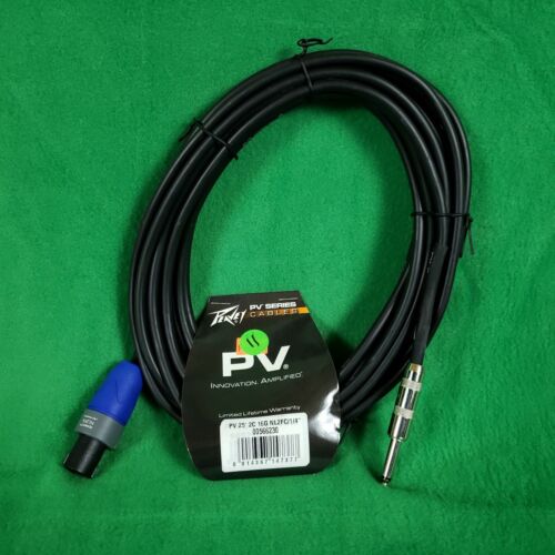 Peavey PV Series 25' 2 Conductor 16 Gauge NL2FC to 1/4" Speaker Cable