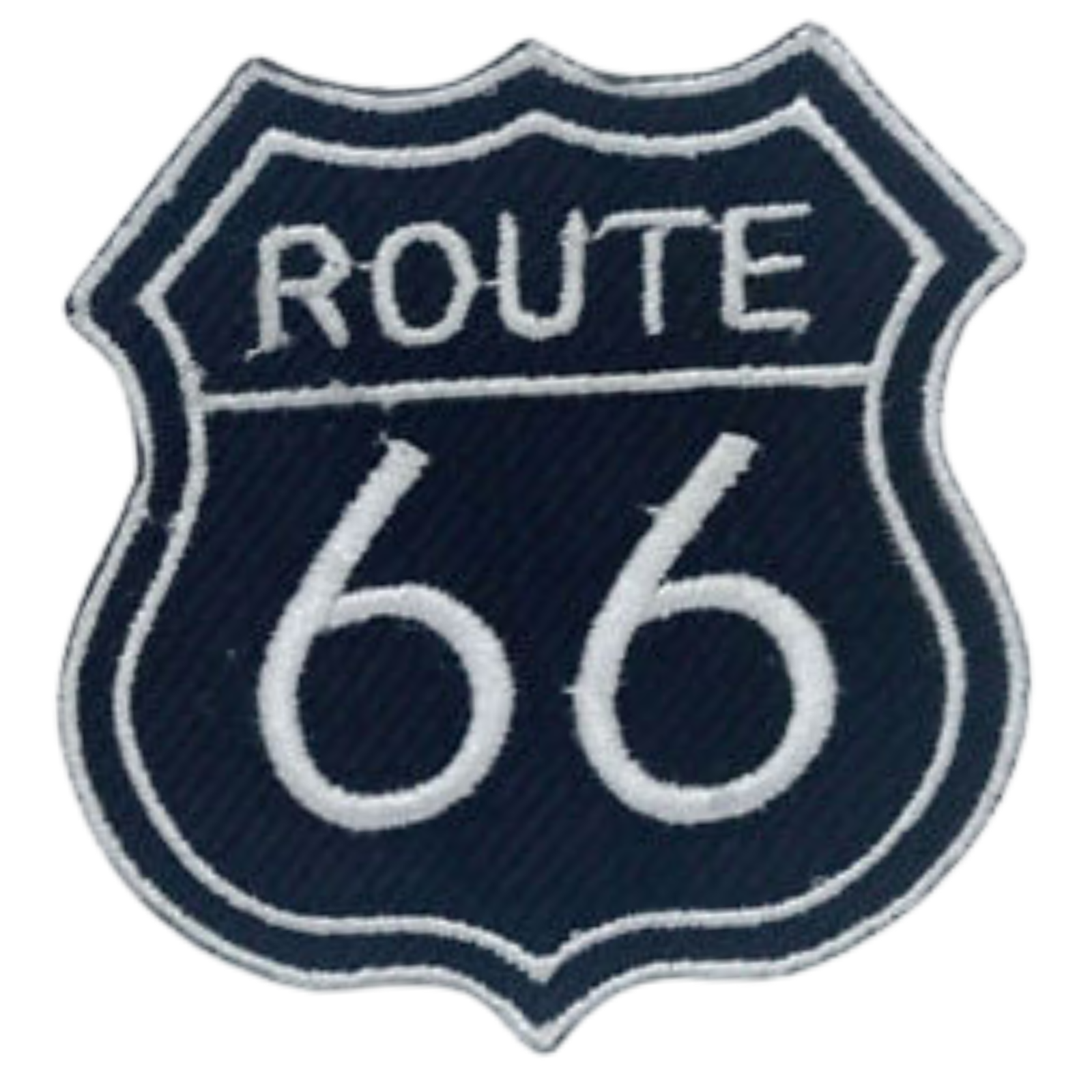 Vintage US Route 66 Motorcycle Biker Jacket Iron-On Embroidery Patch