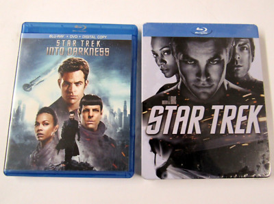 Star Trek (J.J. Abrams) Bluray Steelbook New W/ Free Into Darkness (used)