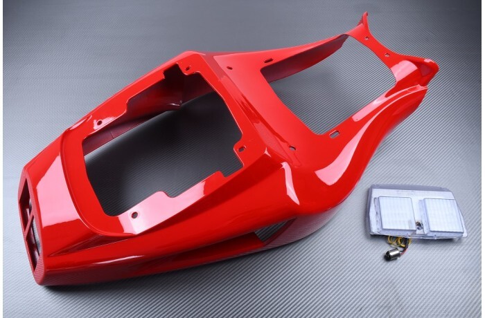 Codone rouge biposto Ducati 998 coque arrière avec feu stop