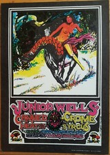 ORIGINAL FD-117 Junior Wells Canned Heat Family Dog AVALON BALLROOM - 1968