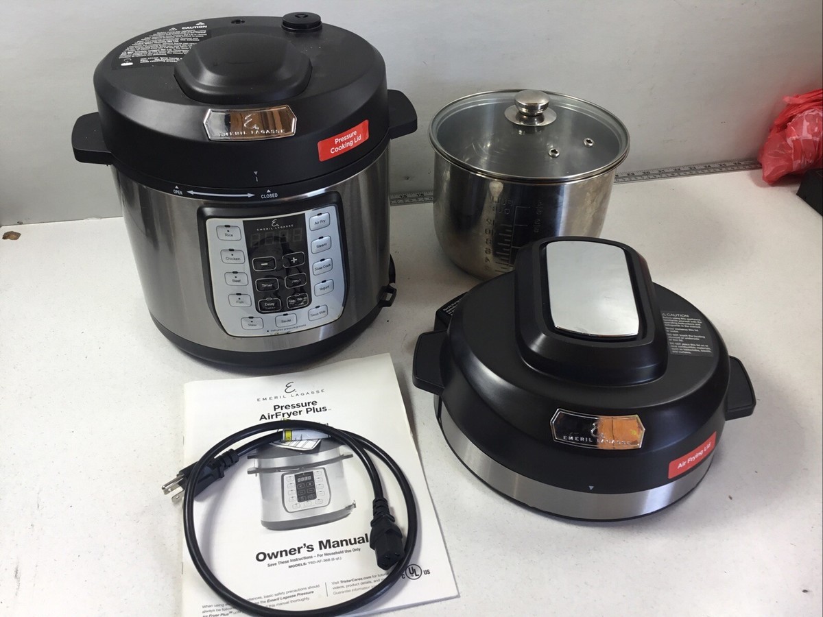 Emeril Pressure Air Fryer Emeril Lagasse Steamer Quart #y6d- Af