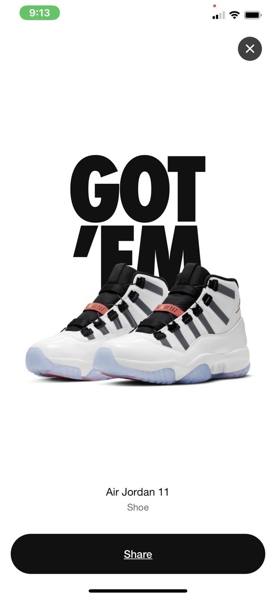 Size 10.5 - Air Jordan 11 Adapt White | eBay