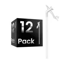 Sprayman Gap Filling Nozzle Tips - Insulating Plastic Straw Tubes - 12 Pack
