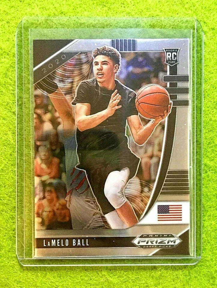 LAMELO BALL PRIZM ROOKIE CARD JERSEY #1 CHARLOTTE HORNETS RC - 2020 Panini Prizm