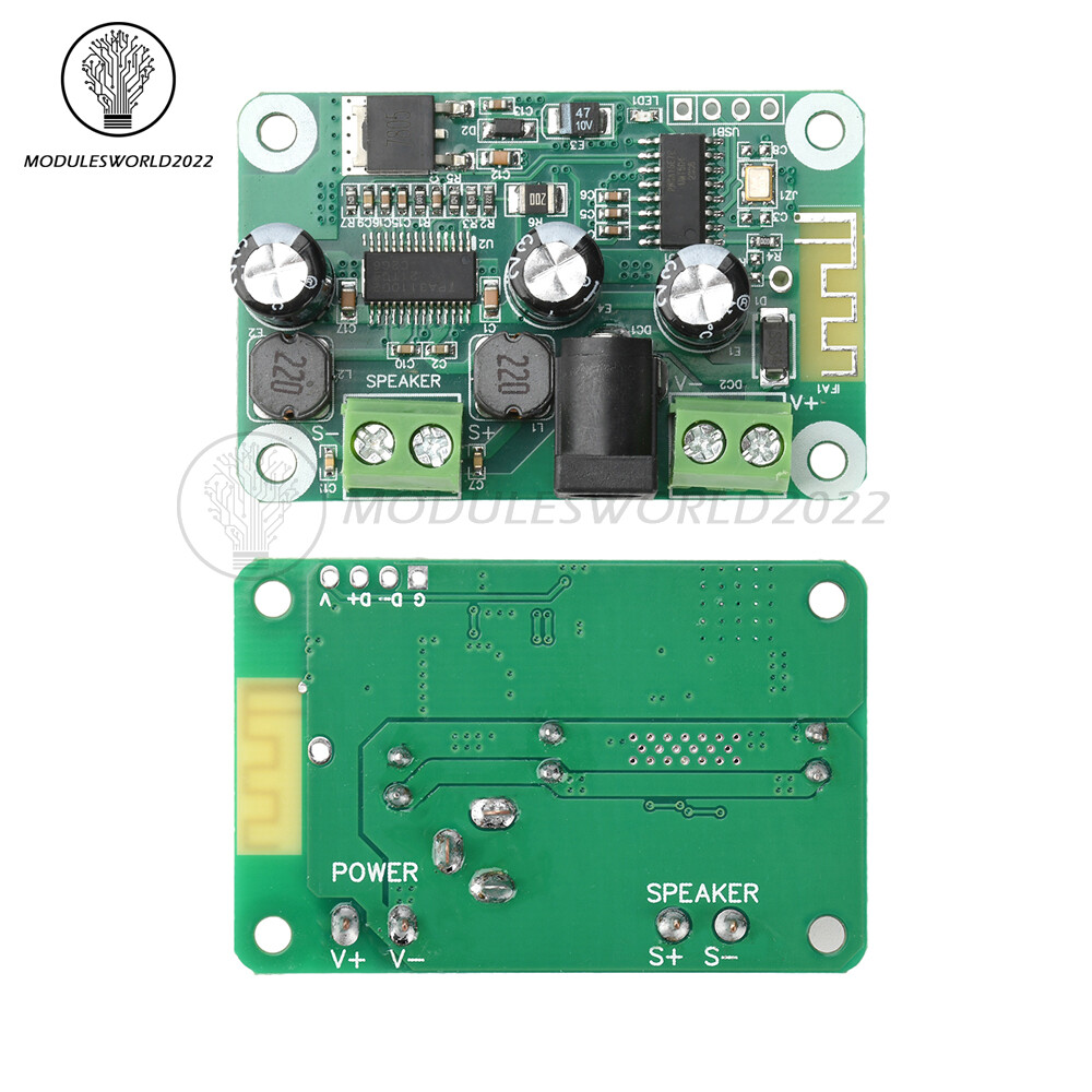 Scheda Amplificatore Audio TPA3110 30W + Bluetooth TWS – Fai Da Te Per Altoparlanti