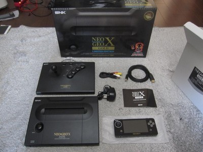 Console Neo Geo X Gold Limited Edition - Avec Second Stick Arcade - Complète, Bon état