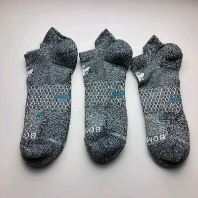 Bombas Hex-Tec Marled Athletic Ankle Socks Lot Of 3 Size XL