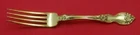 La Reine Vermeil By Wallace Sterling Silver Regular Fork 7" Gold