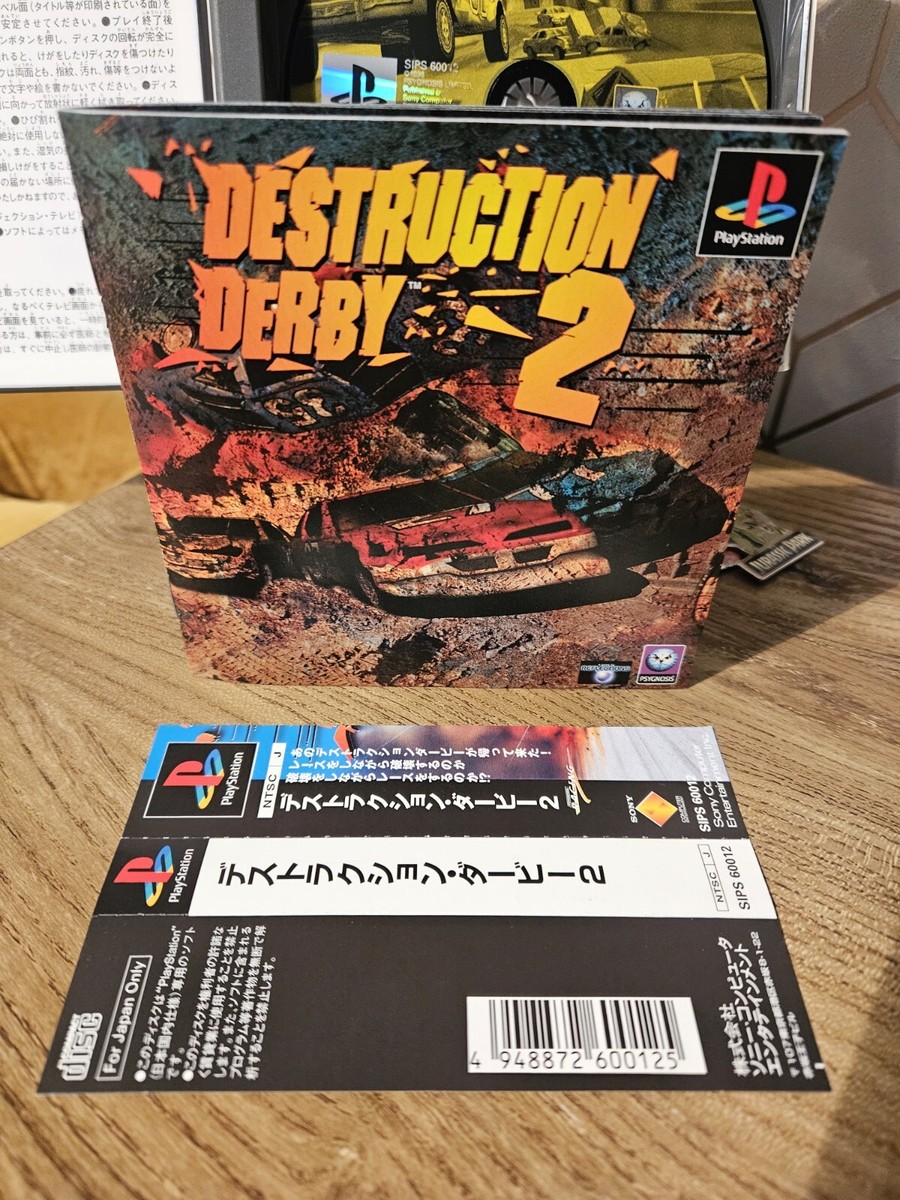 DESTRUCTION DERBY 2 SONY PLAYSTATION 1 (PS1) NTSC-JAPAN